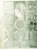 Artist: HANRAHAN, Barbara | Title: not titled | Date: 1966 | Technique: lithograph, printed in green ink, from one stone [or plate]