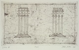 Artist: Ritson, Sarah. | Title: Tall | Date: 1988 | Technique: etching, printed in black ink, from one plate