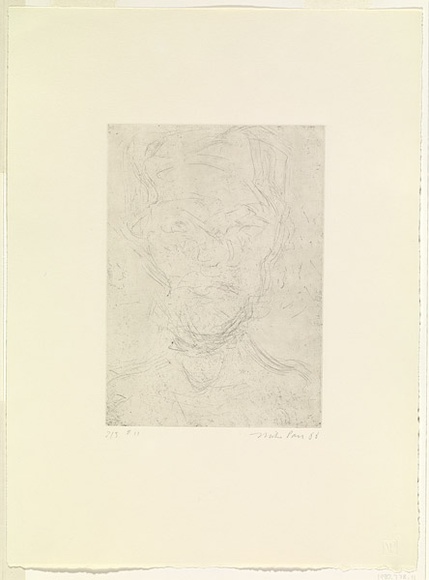 Artist: b'PARR, Mike' | Title: b'Hybridia 11' | Date: 1989 | Technique: b'etching, printed in black ink, from one zinc plate'