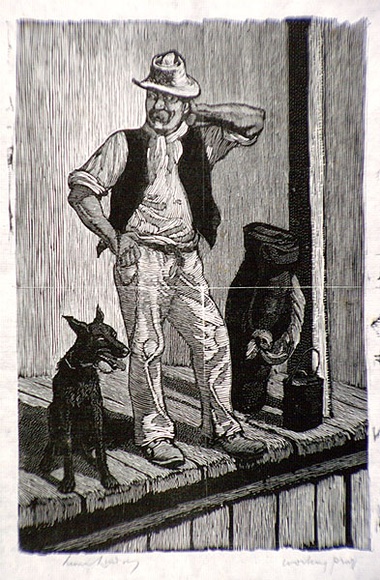 Artist: b'LINDSAY, Lionel' | Title: b'Mitchell' | Date: 1939 | Technique: b'wood-engraving, printed in black ink, from one block' | Copyright: b'Courtesy of the National Library of Australia' Artist: b'LINDSAY, Lionel' | Title: b'Mitchell' | Date: 1939 | Technique: b'wood-engraving, printed in black ink, from one block' | Copyright: b'Courtesy of the National Library of Australia'