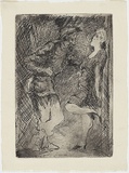 Artist: Dyson, Edward Ambrose. | Title: (The proposition). | Date: c.1942 | Technique: etching, drypoint, printed in black ink with plate-tone, from one plate