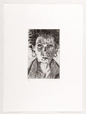 Artist: Thomas, David. | Title: not titled.. | Date: 1988 | Technique: etching, printed in black ink, from one plate