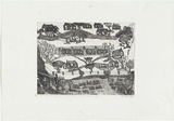 Artist: Kennedy, Roy. | Title: The forgotten missions at Darlington Point and its 2 missions years gone by | Date: 1999 | Technique: etching, printed in black ink, from one plate