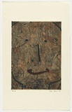 Artist: Bowen, Dean. | Title: Head II | Date: 1991 | Technique: aquatint, scraping and burnishing, printed in colour, from multiple plates