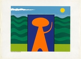 Artist: Illingworth, Michael. | Title: Tawera | Date: 1968 | Technique: screenprint, printed in colour, from multiple stencils