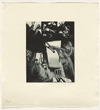 Artist: Shead, Garry. | Title: DH and F [DH Lawrence and Frieda] | Date: c. 1995 | Technique: etching and aquatint, printed in black ink, from one plate | Copyright: © Garry Shead