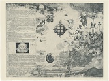 Artist: SCHMEISSER, Jorg | Title: Diary and magpie | Date: 1978 | Technique: etching, aquatint and drypoint, printed in blue/black ink, from one plate | Copyright: © Jörg Schmeisser
