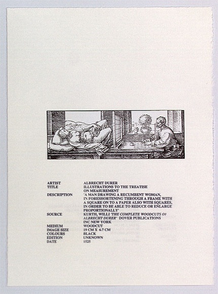 Artist: b'Hesterman, Heather.' | Title: b'Illustrations to the treatise on measurement (No. 4 of 4)' | Date: 1995, January | Technique: b'photocopy, printed in black ink' | Copyright: b'\xc2\xa9 Heather Hesterman' Artist: b'Hesterman, Heather.' | Title: b'Illustrations to the treatise on measurement (No. 4 of 4)' | Date: 1995, January | Technique: b'photocopy, printed in black ink' | Copyright: b'\xc2\xa9 Heather Hesterman'