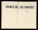 Artist: Lock, Margaret. | Title: How much land does a man need?. | Date: 1986 | Technique: woodcut | Copyright: © Margaret Lock