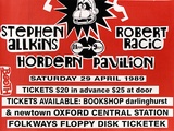 Artist: VARIOUS | Title: Big Time. Stephen Allkins, Robert Racic, Hordern Pavillion. [large version, bottom] | Date: 1989 | Technique: screenprint, printed in colour, from two stencils