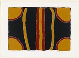 Artist: Nimlanorolah, Phyllis. | Title: Gunamborlayi Country | Date: 1997, July | Technique: screenprint, printed in colour, from multiple stencils