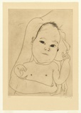 Artist: b'Whiteley, Brett.' | Title: b'Mother and child.' | Date: 1977 | Technique: b'etching and aquatint, printed in brown ink with plate-tone, from one plate' | Copyright: b'This work appears on the screen courtesy of the estate of Brett Whiteley'