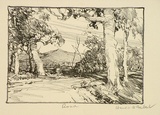 Artist: Herbert, Harold. | Title: Road | Date: c.1931 | Technique: lithograph, printed in black ink, from one stone