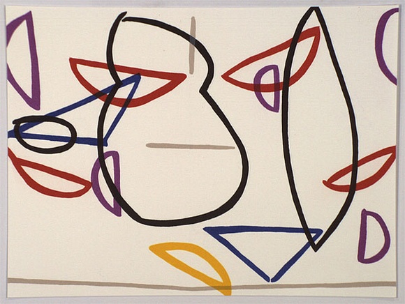 Artist: b'Rooney, Robert.' | Title: b'JCV12' | Date: 2002, April - May | Technique: b'lithograph, printed in black, yellow, blue, red, magenta and grey ink' | Copyright: b'Courtesy of Tolarno Galleries' Artist: b'Rooney, Robert.' | Title: b'JCV12' | Date: 2002, April - May | Technique: b'lithograph, printed in black, yellow, blue, red, magenta and grey ink' | Copyright: b'Courtesy of Tolarno Galleries'