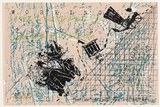 Artist: UNKNOWN | Title: Upstairs Gallery, Sydney College of the Arts | Date: (1980's) | Technique: screenprint, printed in colour, from multiple stencils