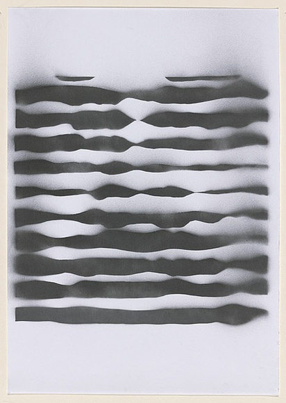 Artist: b'Azlan.' | Title: b'You need me II.' | Date: 2003 | Technique: b'stencil, printed in black ink, from one stencil'