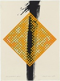 Artist: ROSE, David | Title: Perforated game | Date: 1970 | Technique: screenprint, printed in colour, from four stencils