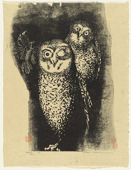 Artist: b'Thorpe, Lesbia.' | Title: b'Attack! no.2' | Date: 1984 | Technique: b'woodcut, printed in black ink, from one block' Artist: b'Thorpe, Lesbia.' | Title: b'Attack! no.2' | Date: 1984 | Technique: b'woodcut, printed in black ink, from one block'
