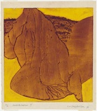 Artist: Hodgkinson, Frank. | Title: Inside the landscape II | Date: 1971 | Technique: drypoint, printed in colour, from one aluminium plate by the oil viscosity techinque