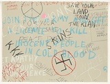 Artist: Kelly, William. | Title: Dialogue II graffiti. | Date: 1988-93 | Technique: screenprint, printed in colour, from six stencils