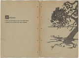 Artist: b'Rede, Geraldine.' | Title: b'Honeysuckle.' | Date: 1909 | Technique: b'woodcut, printed in colour in the Japanese manner, from two blocks; with letter-press'