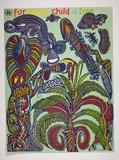 Artist: Wungi, Cecil King. | Title: For every child a tree | Date: c.1981 | Technique: offset-lithograph, printed in colour, from multiple plates