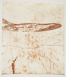 Artist: PARR, Mike | Title: Alphabet/Haemorrhage. | Date: 1992-93 | Technique: etching, printed in red ochre ink, from one plate