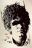 Artist: Durrant, Ivan. | Title: not titled [Brett Whiteley - black] | Date: 1992, August | Technique: screenprint, printed in black and red ink, from two screens