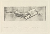 Artist: Dawson, Janet. | Title: Mouse in trap. | Date: 1993 May | Technique: photocopy, printed in black ink, from pastel drawing | Copyright: © Janet Dawson. Licensed by VISCOPY, Australia