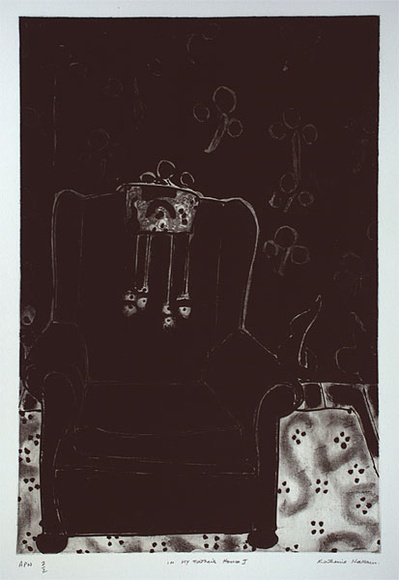 Artist: b'Hattam, Katherine.' | Title: b'In my fathers house I' | Date: 1997, September | Technique: b'etching, printed in black ink, from one plate' Artist: b'Hattam, Katherine.' | Title: b'In my fathers house I' | Date: 1997, September | Technique: b'etching, printed in black ink, from one plate'