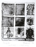 Artist: b'Shearer, Mitzi.' | Title: b'See through a window darkly' | Date: 1979 | Technique: b'etching and aquatint, printed in black ink, from one plate'