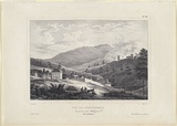 Title: Vue des défrichemens. Au pied du Mont Wellington. Ile Van Diemen. (Clearings at the foot of Mount Wellington). | Date: 1833 | Technique: lithograph, printed in black ink, from one stone