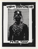 Artist: McDiarmid, David. | Title: Urban Tribalwear, Craft Council of Australia Gallery | Date: 1981 | Technique: screenprint | Copyright: Courtesy of copyright owner, Merlene Gibson (sister)