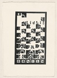 Artist: SIBLEY, Dan | Title: Ex libris. | Date: 2002 | Technique: stencil, printed in black ink, from one solar plate