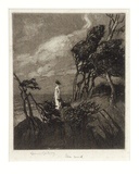 Artist: LINDSAY, Lionel | Title: Wind of the sea. | Date: 1910 | Technique: etching and aquatint, printed in black ink, from one plate | Copyright: Courtesy of the National Library of Australia
