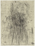 Artist: PARR, Mike | Title: not titled. | Date: 1995 | Technique: etching, printed in black ink, from two plates