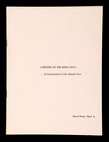 Artist: Penny, Simon. | Title: A History of the Bossa Nova. A book containing [10] pp., including 4 illustrations. | Date: 1983