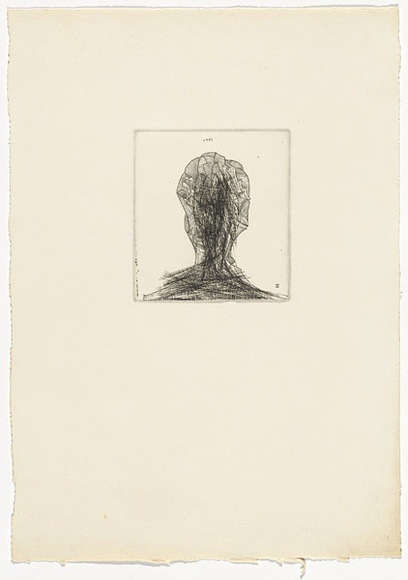 Artist: b'SELLBACH, Udo' | Title: b'not titled' | Date: 1989, 6 April | Technique: b'etching, printed in black ink, from one copper plate' Artist: b'SELLBACH, Udo' | Title: b'not titled' | Date: 1989, 6 April | Technique: b'etching, printed in black ink, from one copper plate'