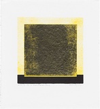 Artist: Hickey, Dale. | Title: To a damaged lung | Date: 1993 | Technique: lithograph, printed in yellow and black ink, from two stones