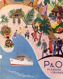 Artist: FEINT, Adrian | Title: P & O Pleasure cruises. | Date: 1927-1935 | Copyright: Courtesy the Estate of Adrian Feint