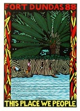 Artist: b'Young, Ray.' | Title: b'This place we people' | Date: 1988 | Technique: b'screenprint, printed in colour, from multiple stencils' | Copyright: b'\xc2\xa9 Raymond John Young'