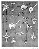Artist: Killick, Stephen. | Title: Fish eating rice | Date: 1978 | Technique: etching and aquatint, printed in black ink, from one plate