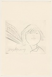 Title: Sydney 4 - Nicole | Date: 1982 | Technique: drypoint, printed in black ink, from one perspex plate