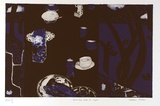Artist: Hattam, Katherine. | Title: Food and water II night | Date: 1998, September | Technique: etching and aquatint, printed in colour, from multiple plates; handcoloured