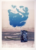 Artist: KING, Grahame | Title: Floating cloud | Date: 1988 | Technique: lithograph, printed in colour, from five  stones [or plates]