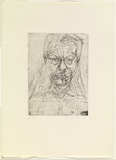 Artist: PARR, Mike | Title: Hybridia 13. | Date: 1989 | Technique: etching, printed in black ink, from one zinc plate