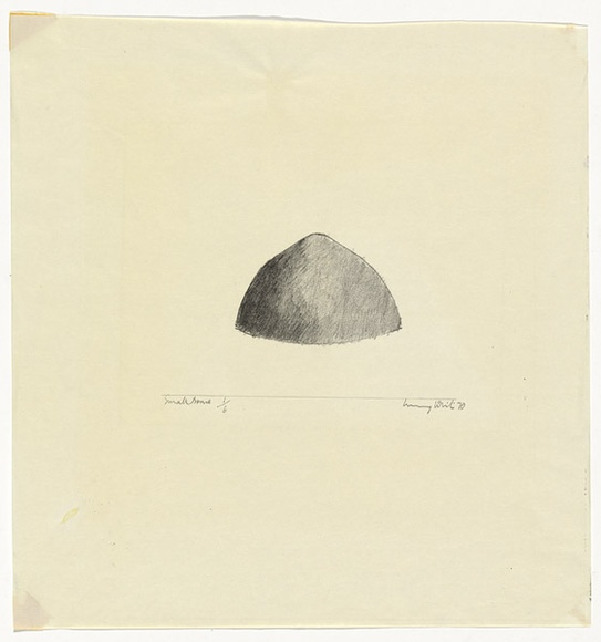 Artist: b'Murray-White, Clive.' | Title: b'Small Dome' | Date: 1970 | Technique: b'lithograph, printed in black ink, from one stone' Artist: b'Murray-White, Clive.' | Title: b'Small Dome' | Date: 1970 | Technique: b'lithograph, printed in black ink, from one stone'