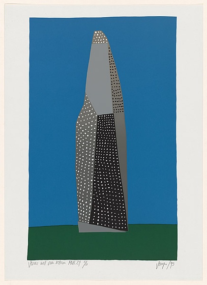 Title: b'Jesus will soon return: Matthew 24' | Date: 1995 | Technique: b'screenprint, printed in colour, from multiple stencils'