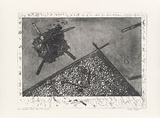 Artist: MEYER, Bill | Title: Manhole, blackhole convergent | Date: 1981 | Technique: photo-etching, aquatint and drypoint, printed in black ink, from one plate | Copyright: © Bill Meyer