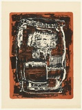 Artist: b'King, Grahame.' | Title: b'not titled I' | Date: 1962 | Technique: b'lithograph, printed in colour, from two stones [or plates]'